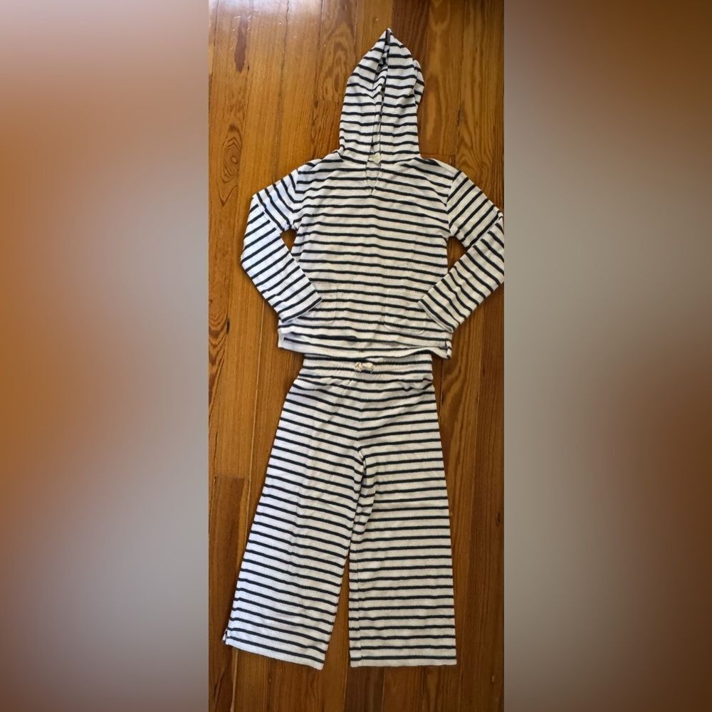 Crewcuts Terrycloth Striped Two-piece Set
